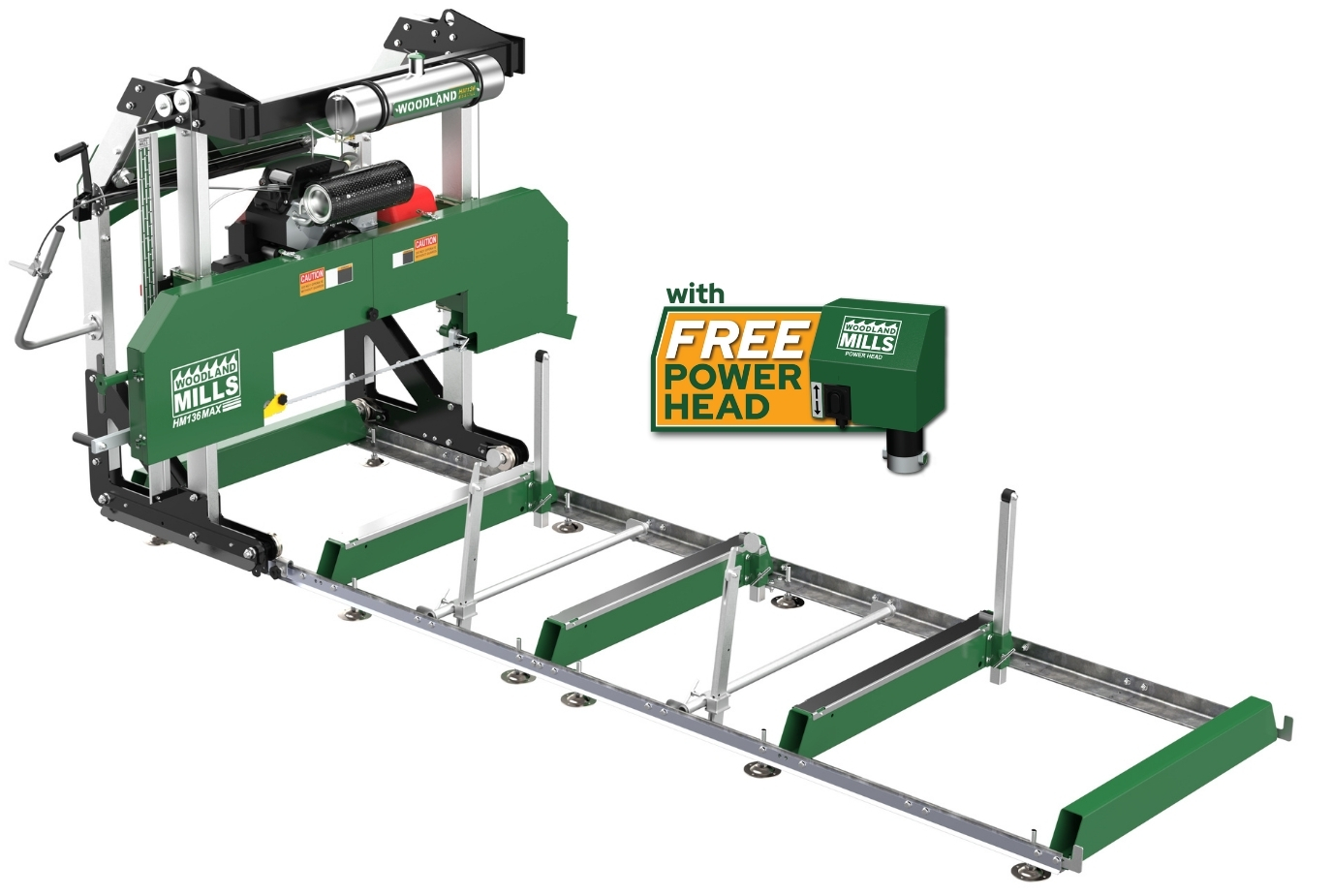 ppmg　6Routines UNSHAVED HM136MAX™ Portable Sawmill | Woodland Mills